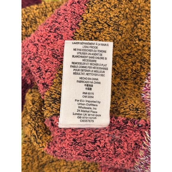 Free People Candyland Striped Sunset Off Shoulder Sweater - Picture 5 of 5